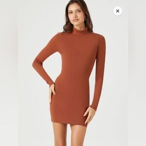 NWT F21 Sweater Turtleneck Dress
